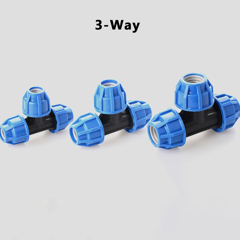 PE Pipe Sleeve Fittings Clamp Connector PE Quick Connect Fitting Irrigation