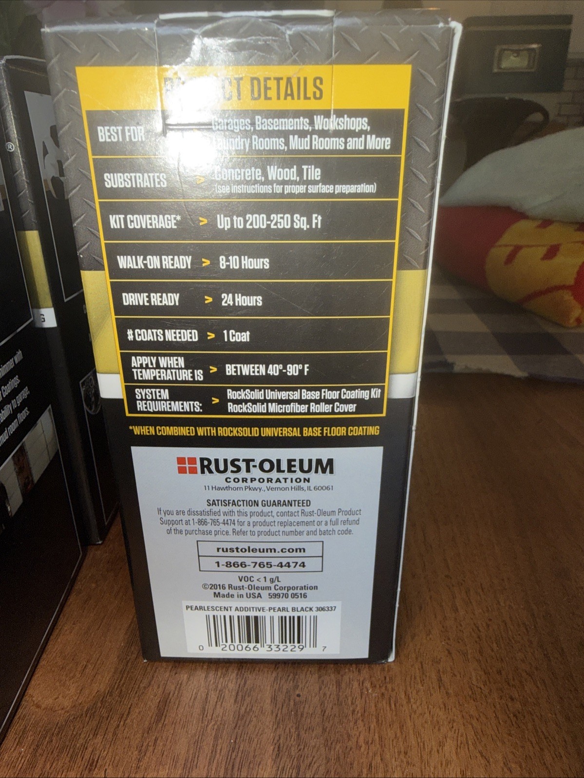 Rust-Oleum RockSolid Pearlescent Additive. Pearl Black 🔥🔥