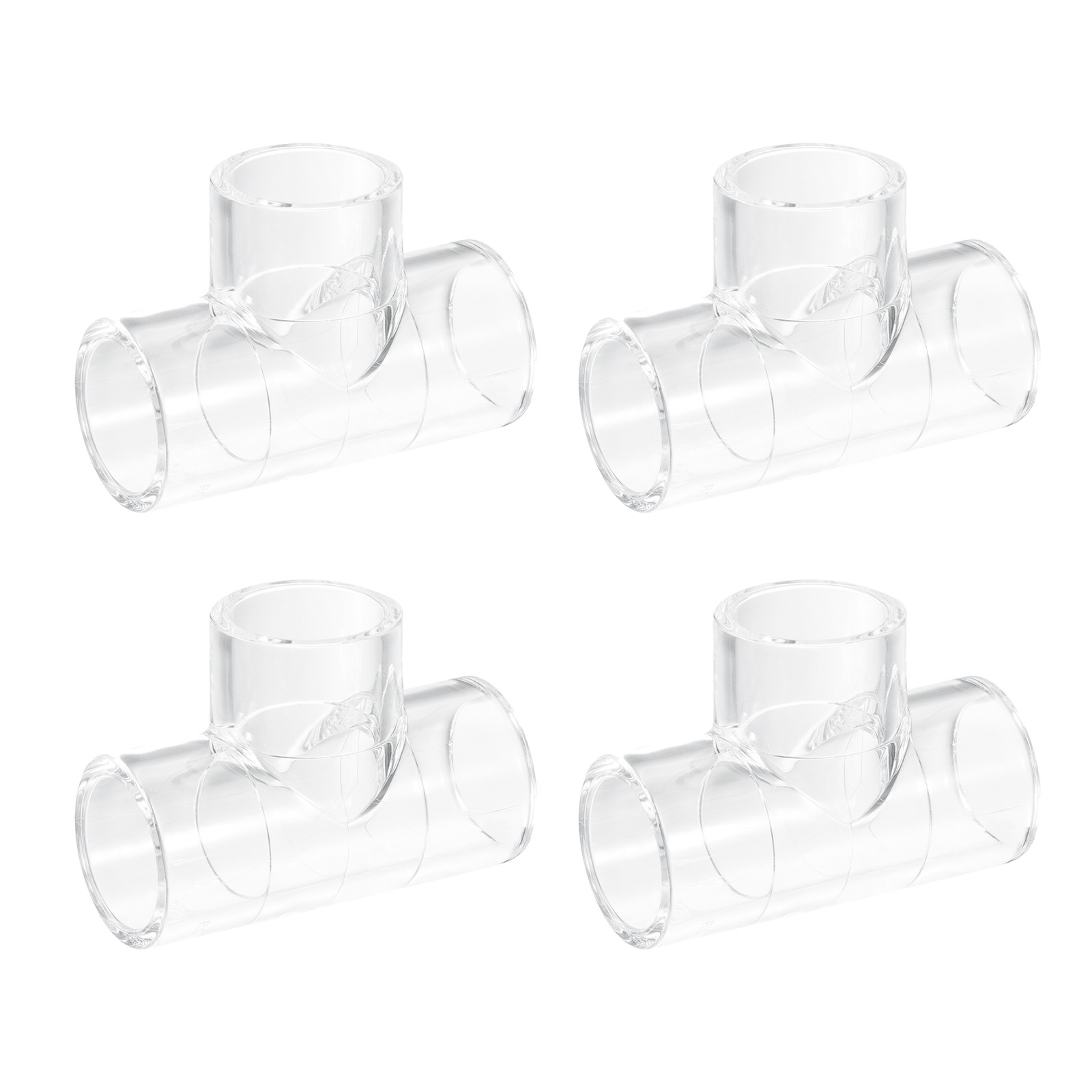 4Pcs Pipe Elbow Connector 20mm/0.79″ 3 Way Elbow T-Shaped for Aquariums