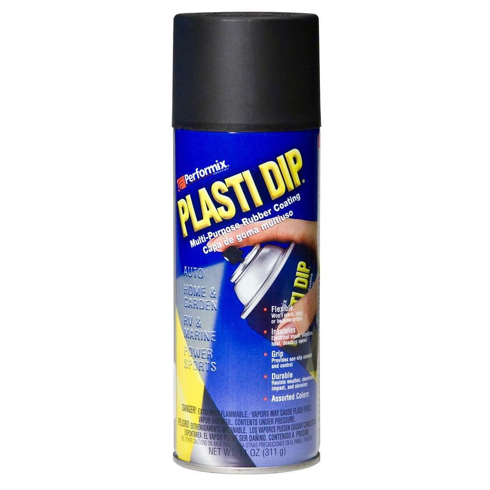 Performix PLASTI DIP BLACK MULTI-PURPOSE RUBBER COATING Aerosol FLEXIBLE DURABLE