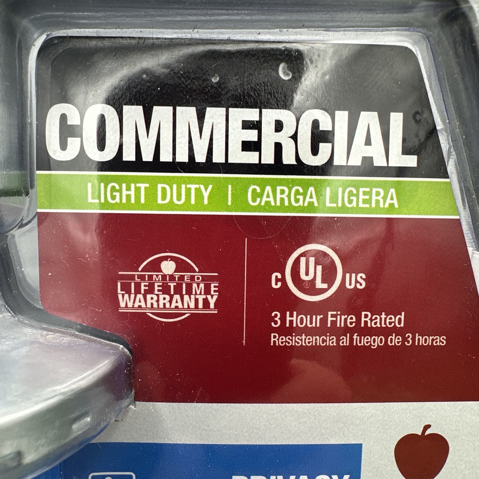 Tell Commercial Light Duty, Privacy. 3 Hour Fire Rated
