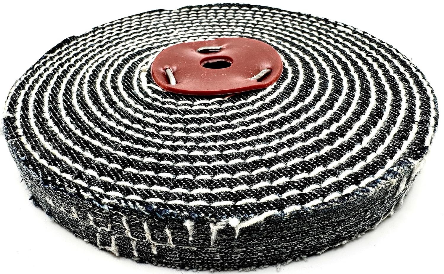 Pro-Graad 1 Pack 6” Denim Buffing Wheel 6 inch x 1/2 inch Arbor Hole Extra…