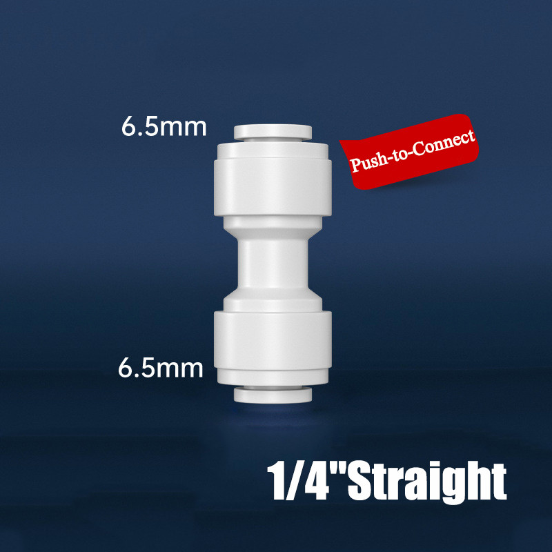 Push-Fit Fittings Elbow/Tee/Ball Valve/Tool-Free Faucet Adapter​ for RO System