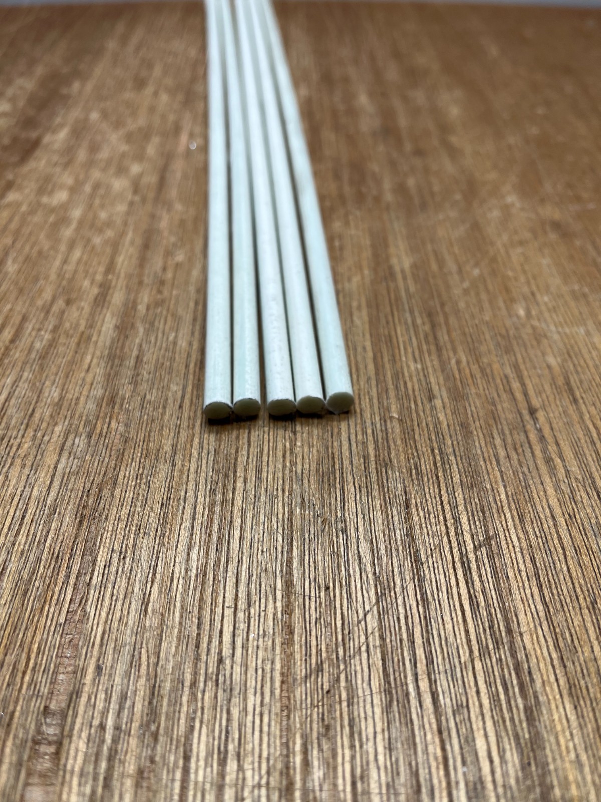 (Qty.5) 1/4″ Diameter X 12″ Length Fibergrate Fiberglass Dynaform Rod ISO USA
