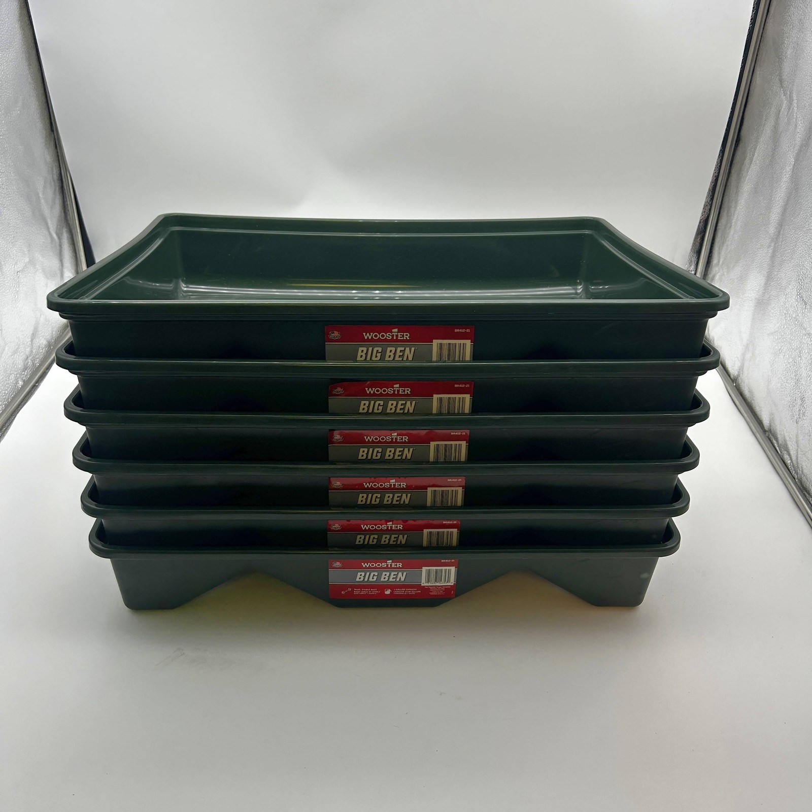 Wooster Brush Company BR412 Big Ben Paint Tray 21″ 1 Gallon Capacity Pk of 6