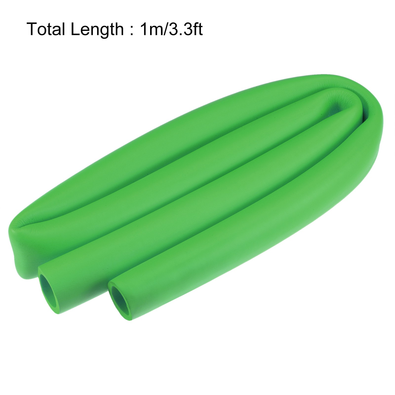 1 1/4-inch(32mm) ID 44mm OD 1m Length Foam Tubing Green