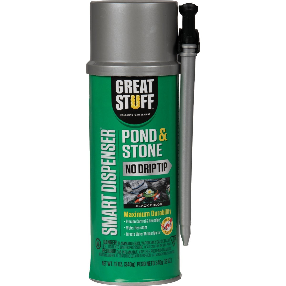 Great Stuff Smart Dispenser 12 Oz. Pond & Stone Sealant 99112849 Pack of 12