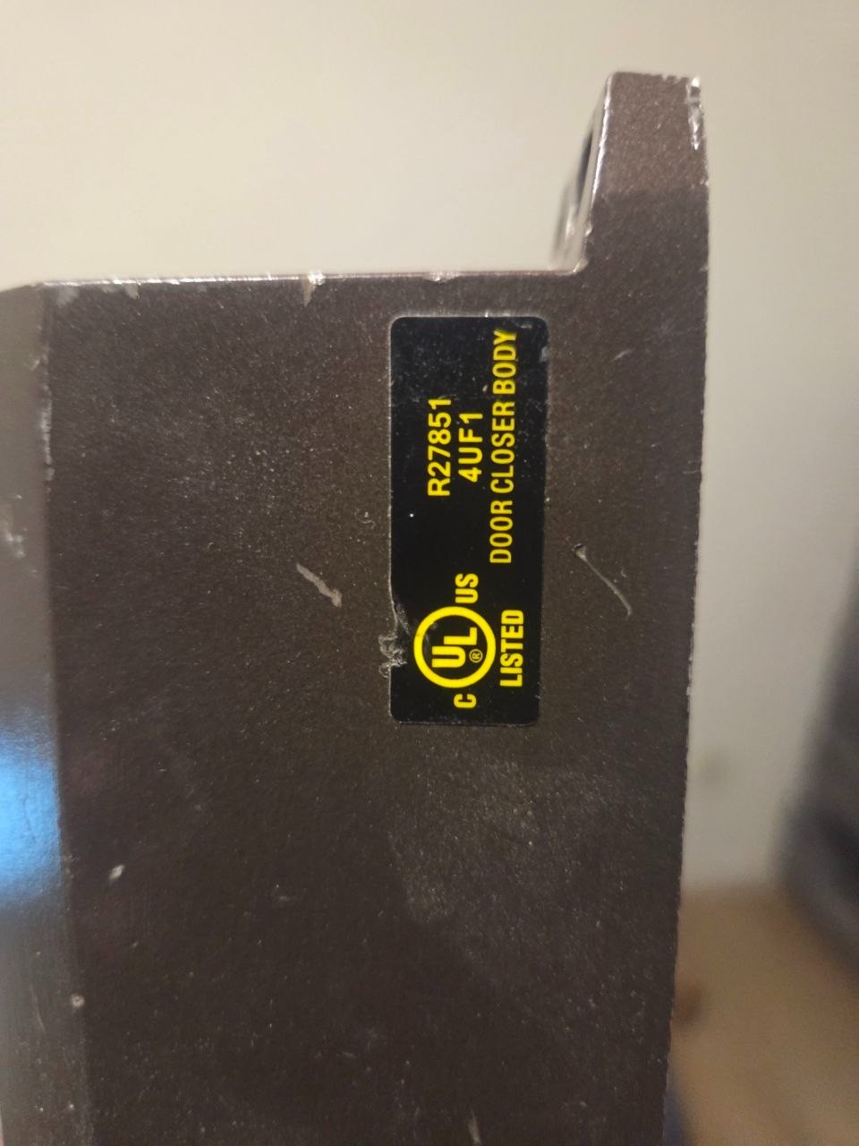 Lawrence Hardware R27851 Heavy Duty Commercial Door Closer Body Only Open Box