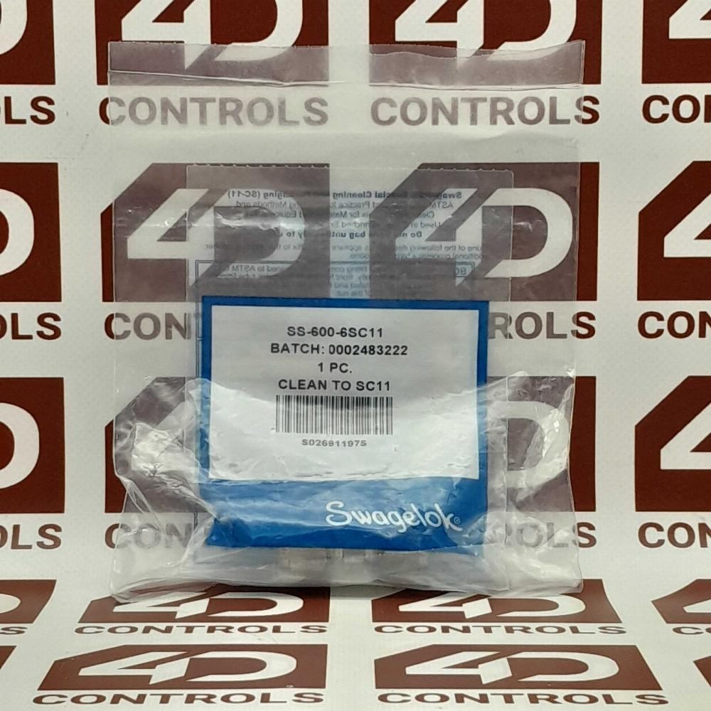 SS-600-6SC11 | Swagelok | Ss Swagelok Tube Fitting | 3/8 In.| Tube Od, Sealed