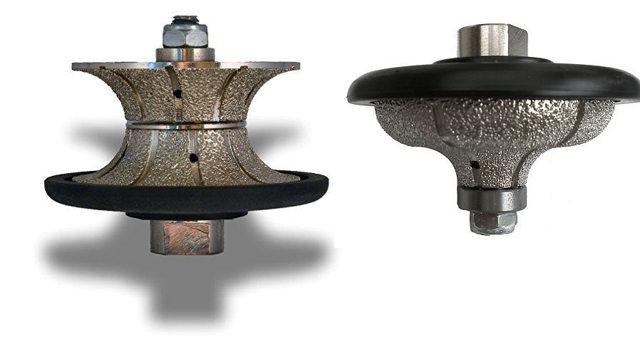 3/4″ 1″ Ogee & 1 1/4″ 2″ Full Bullnose stone Router Bit granite marble concrete