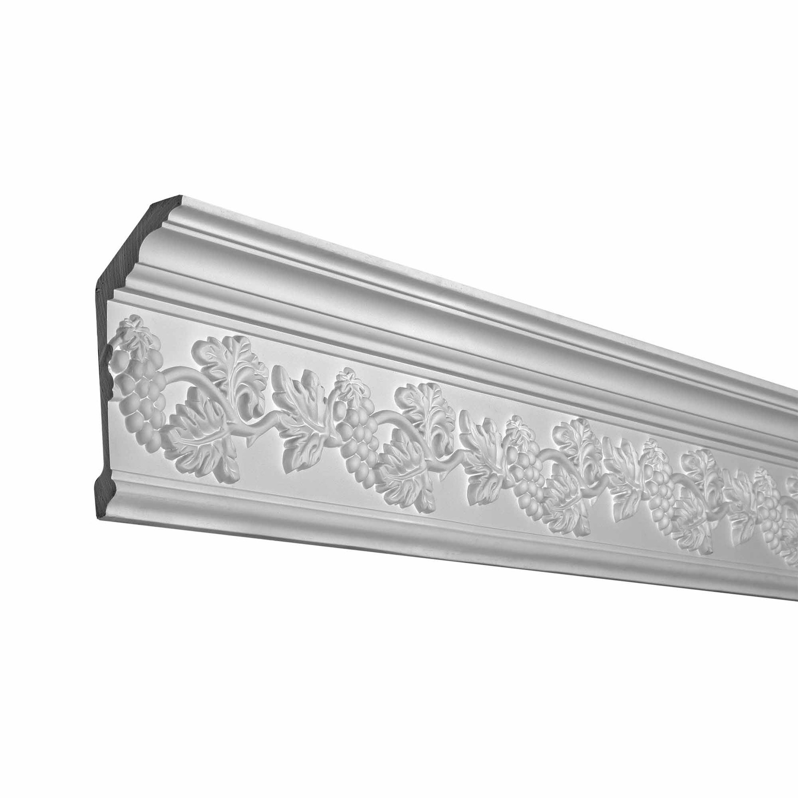 2-3/4 in. x 6-7/8 in. x 96 in. Grapevine Polyurethane Crown Moulding Pro Pack 16