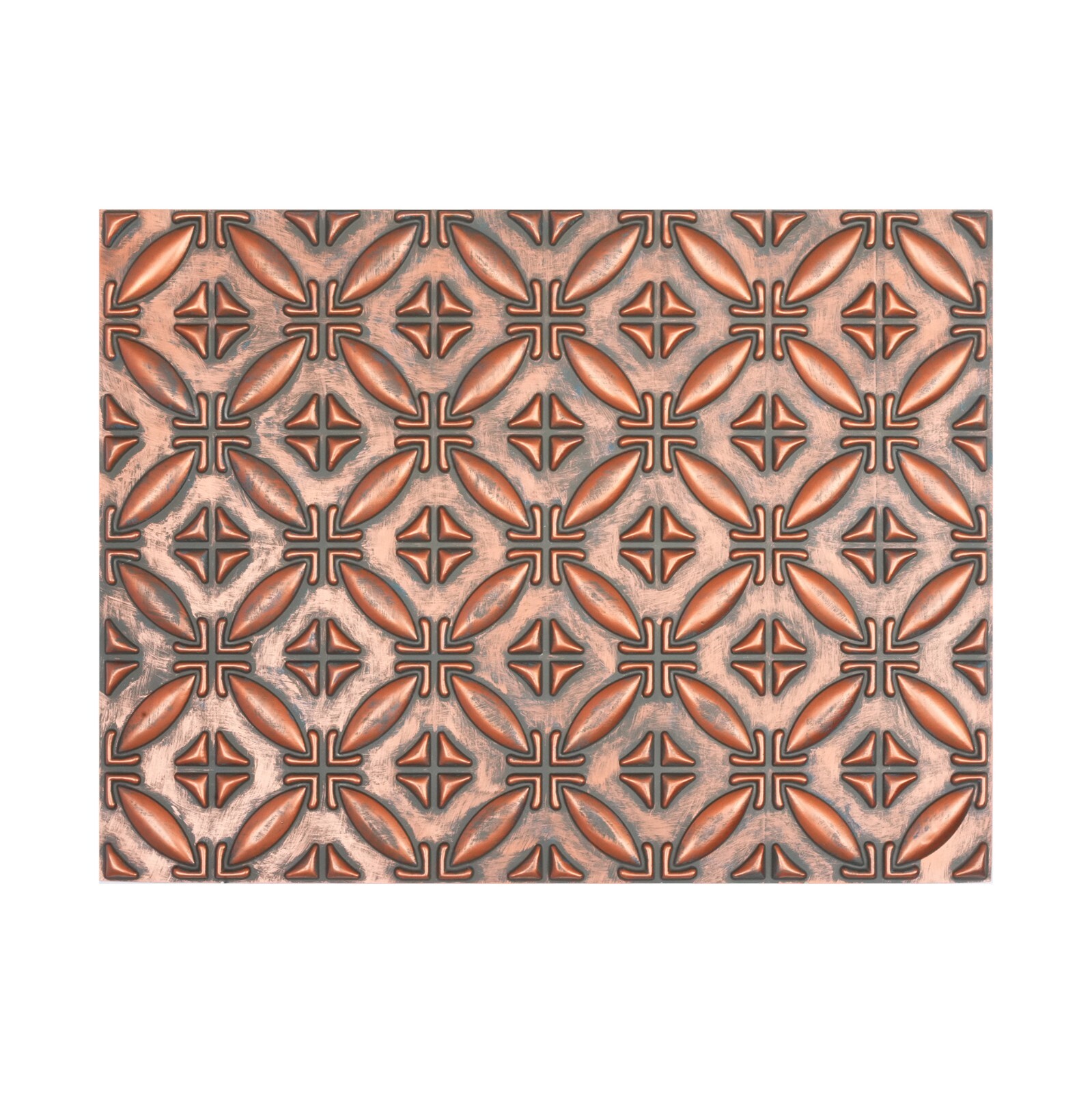 Aged Ceiling Tiles Decorative Wall Panel for Salon PLB38 Rustic copper 10pcs/lot