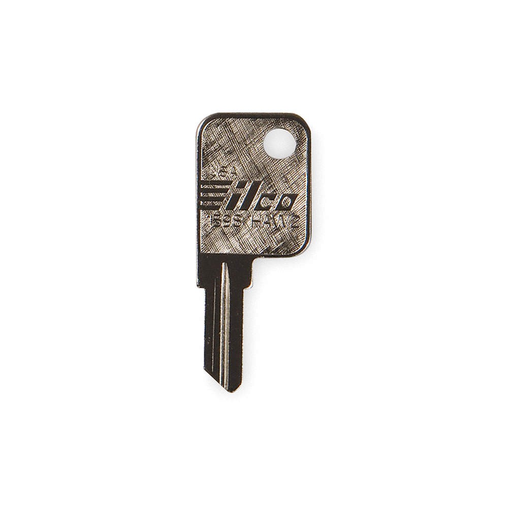 KABA ILCO 1598-HAW2 Key Blank, HAW2,Brass, PK10 3EMR1