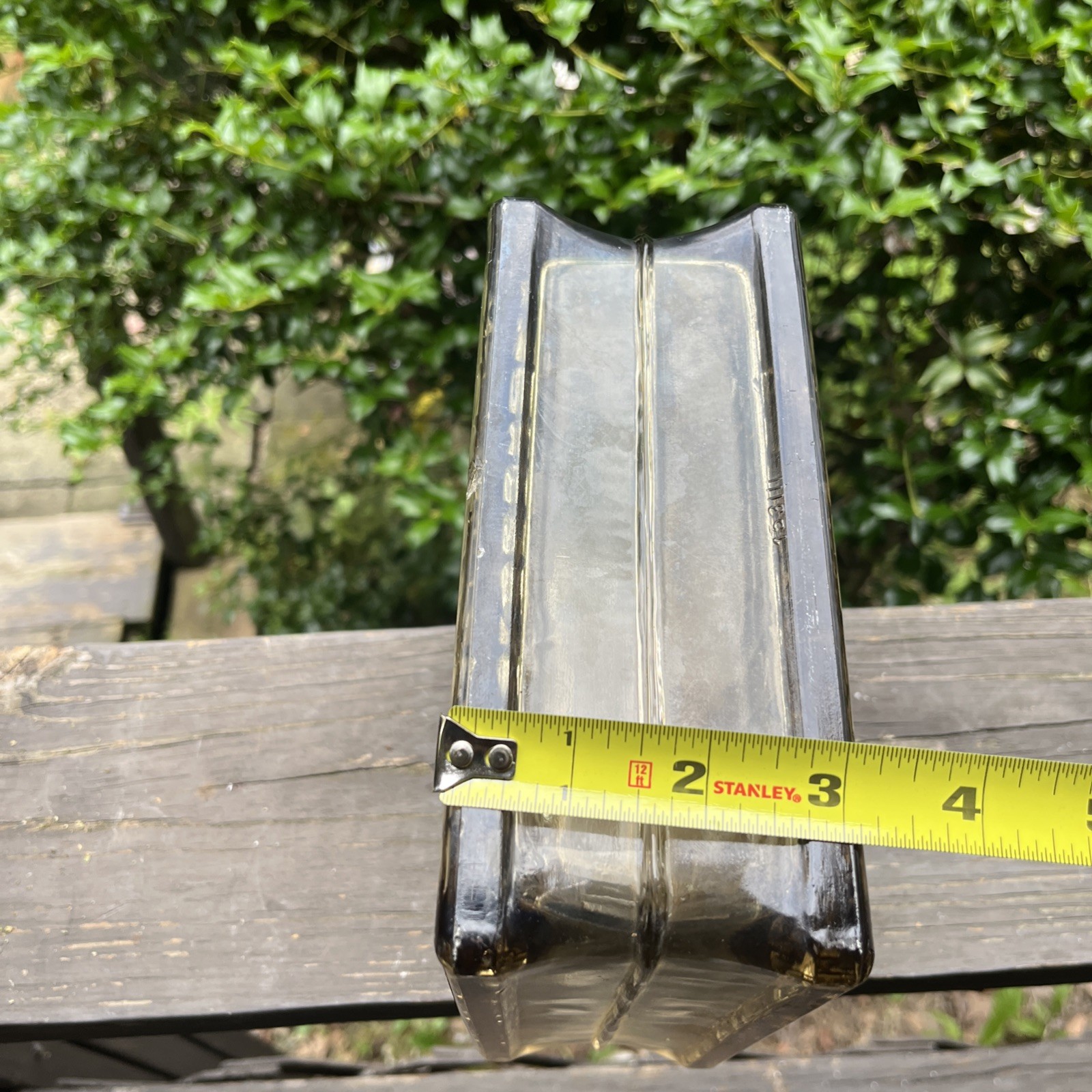 Vintage Glass Block MCM, Glass Block Brick Approx8-8-4 1960s