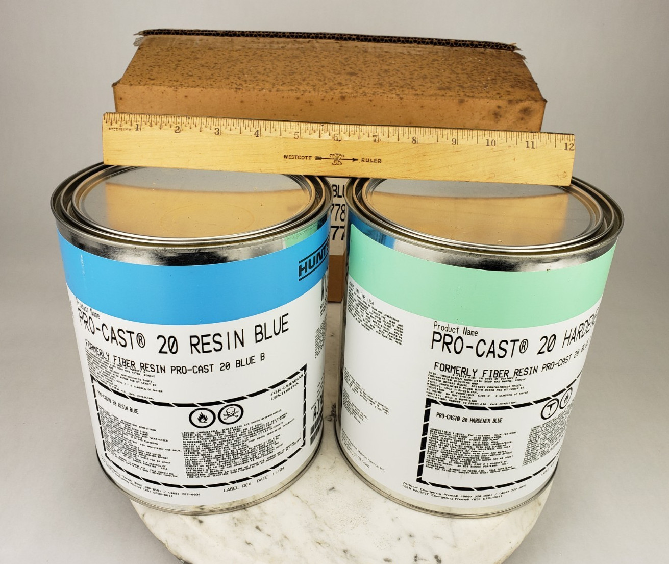 Pro-Cast 20 Kit – Fast Cast 2 Part Casting Resin 1 Gallon Blue Hardener Urethane