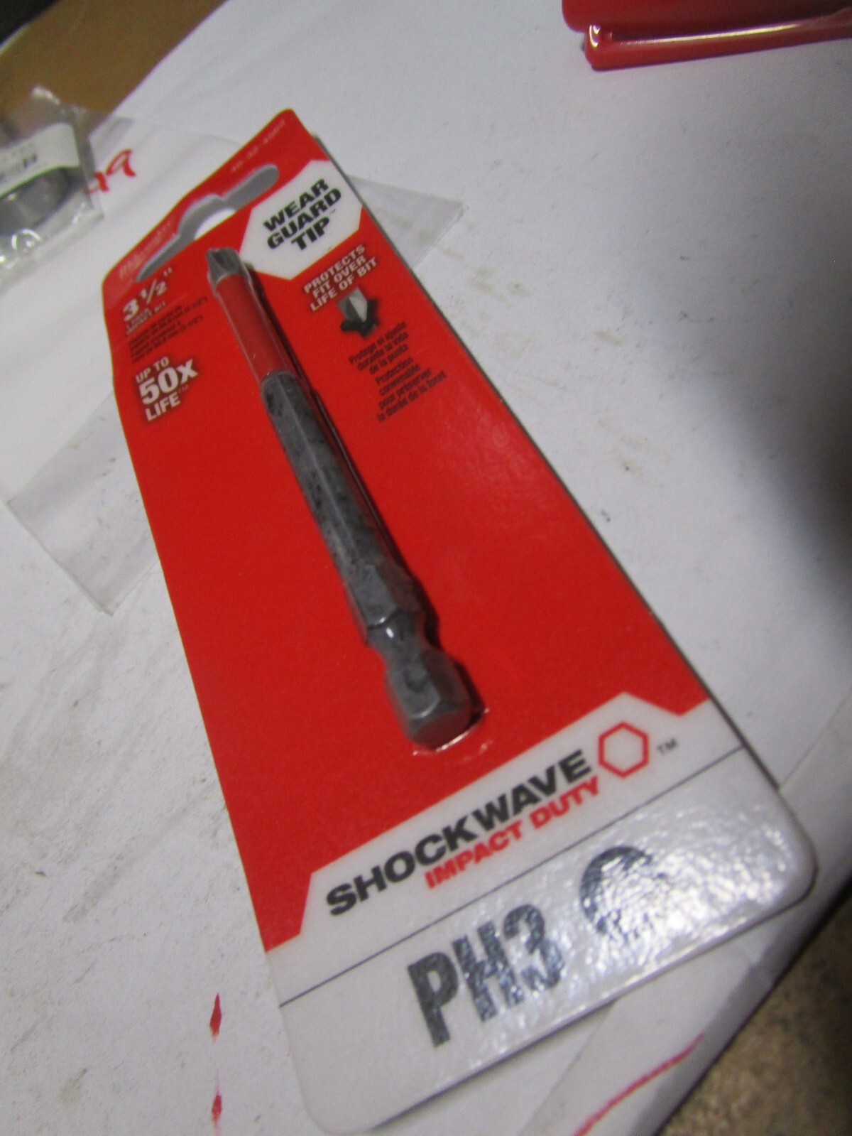SHOCKWAVE 3-1/2 in Phillips #3 Impact Duty Power Bit, 1-Piece