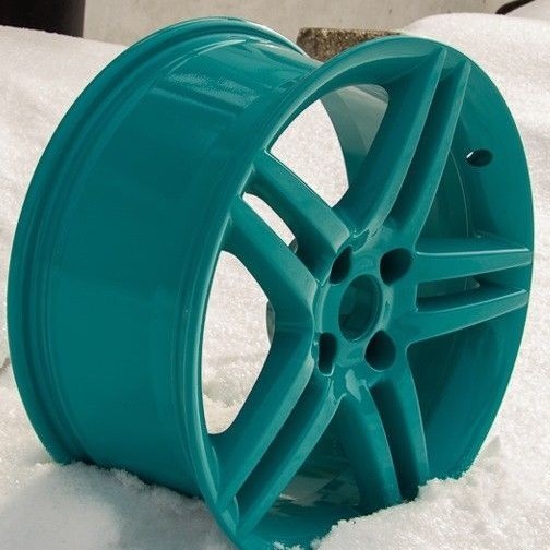 Mirror Gloss Turquoise Blue Powder Coating Paint, 1Lb/0.45kg