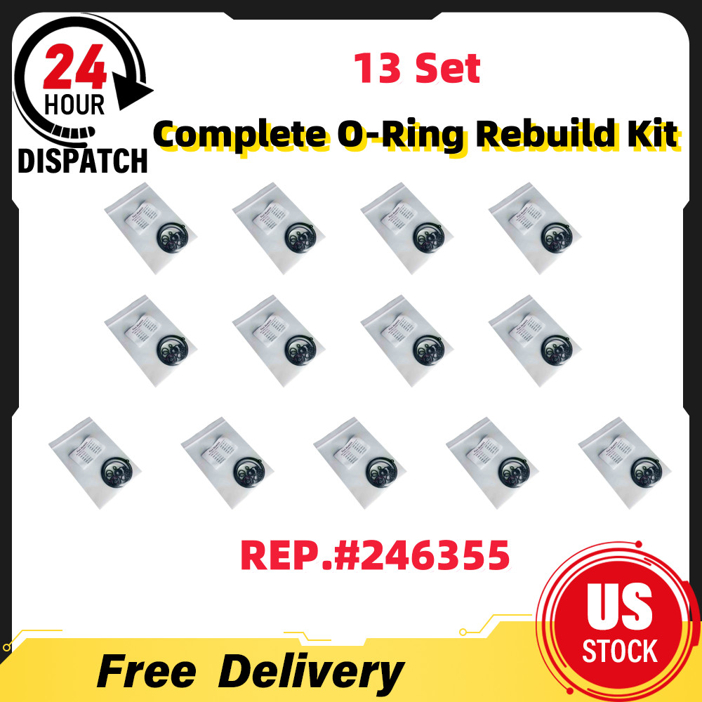 For Graco Fusion Air Purge AP Sprayer 246355 Complete O-Ring Rebuild Kit 13 Set