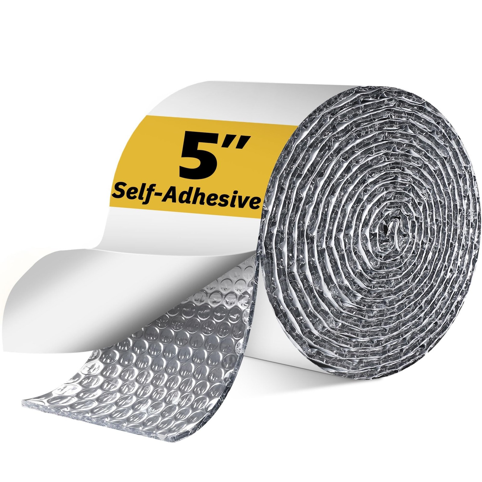 Double Bubble Reflective Foil Insulation Tape, Self-Adhesive Ac Pipe Insulati…