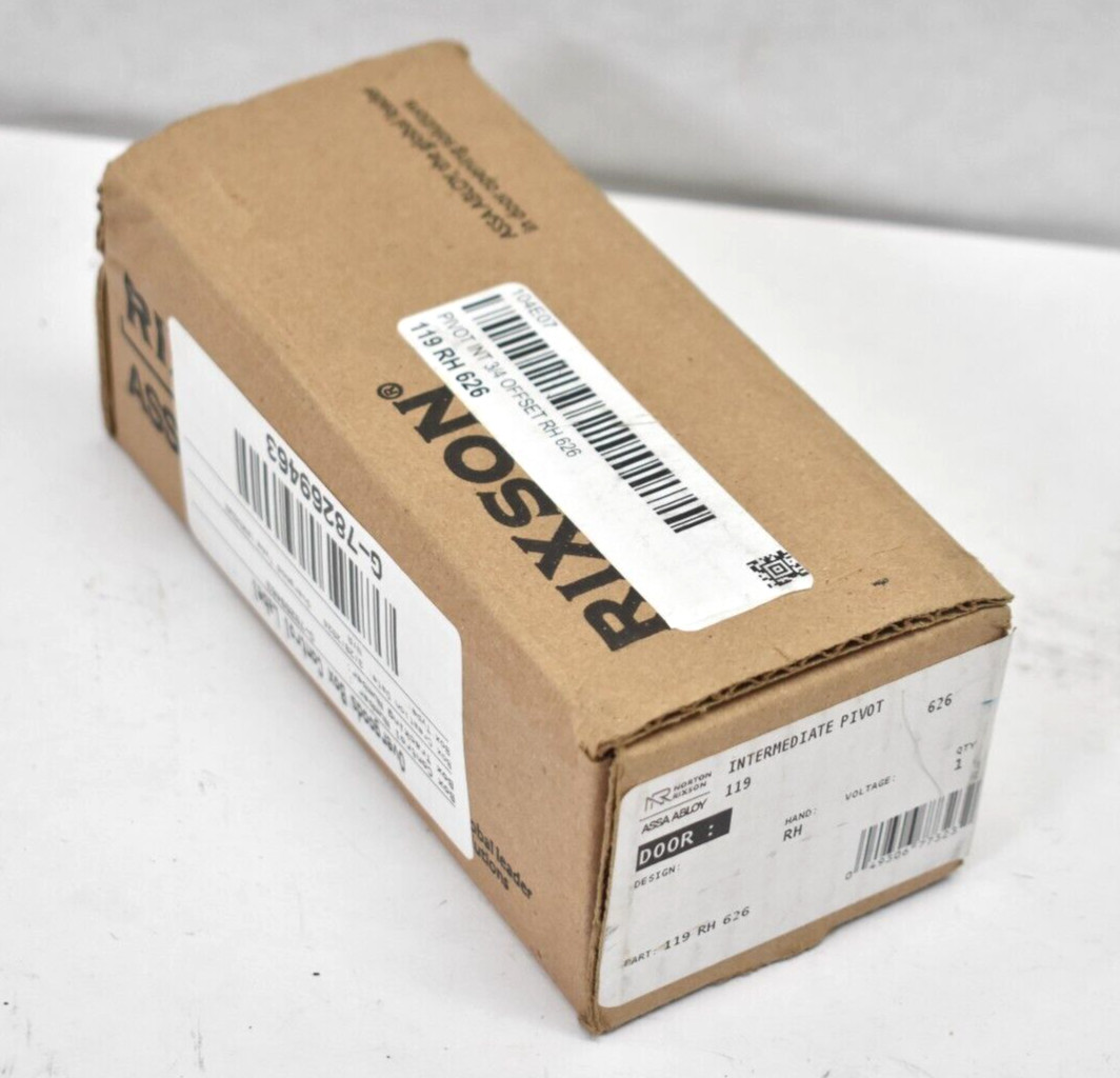Norton Rixson Assa Abloy Right Hand Intermediate Pivot 626 Finish 119 Genuine