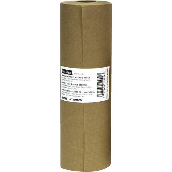 (12)-Trimaco professional 9 In. x 180 Ft. Brown Painters Paper Model: 12909