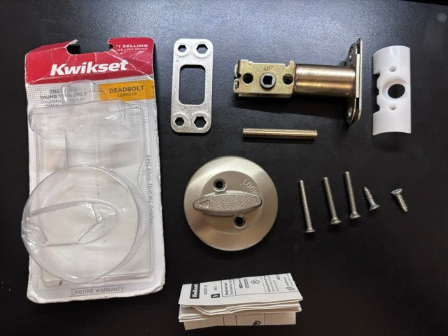 Kwikset 663 15 CP RCL RCS Single-Sided Deadbolt in Satin Nickel