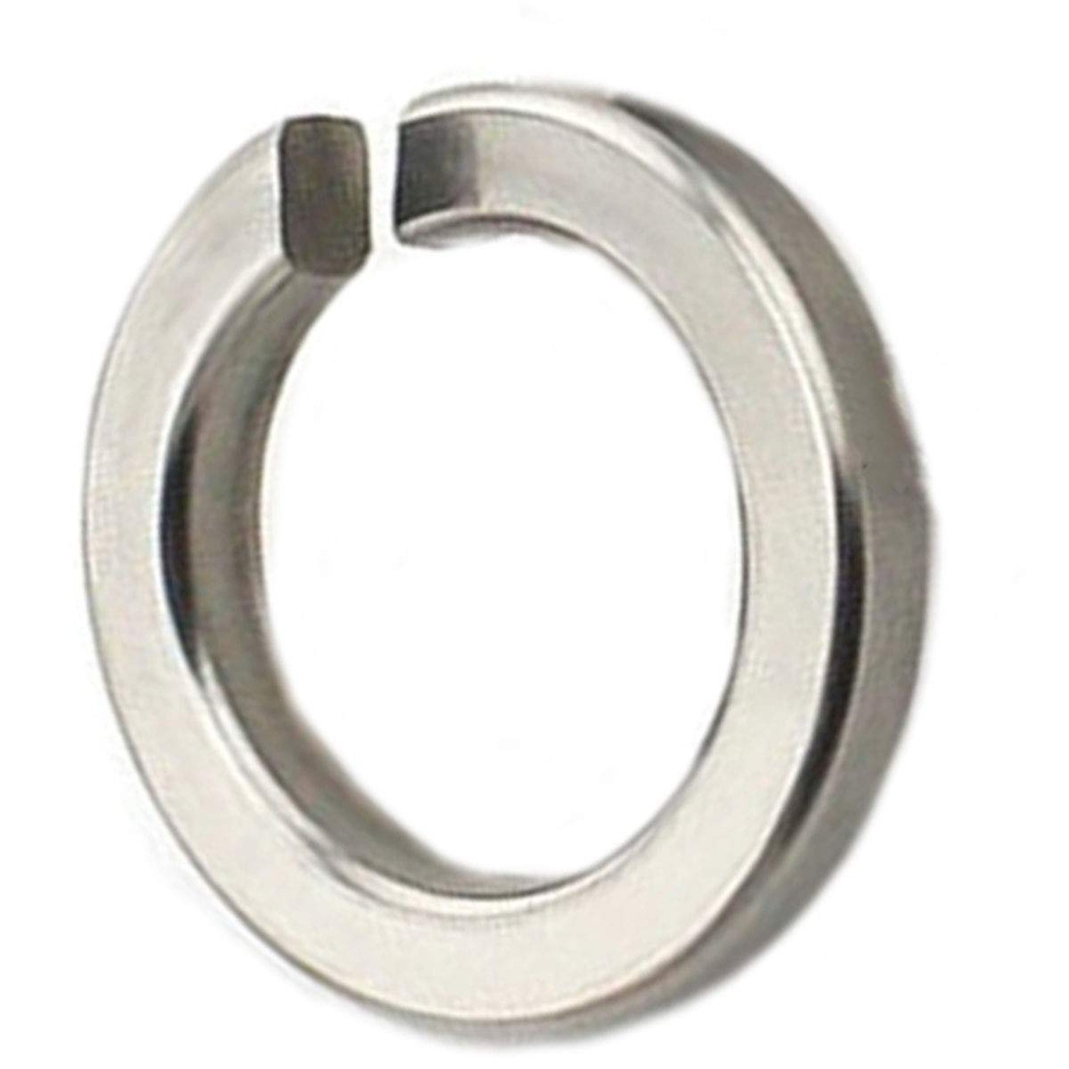 RuiLing 100PCS Split Lock Washer 201 Stainless Steel Spring Lock Washer Elast…