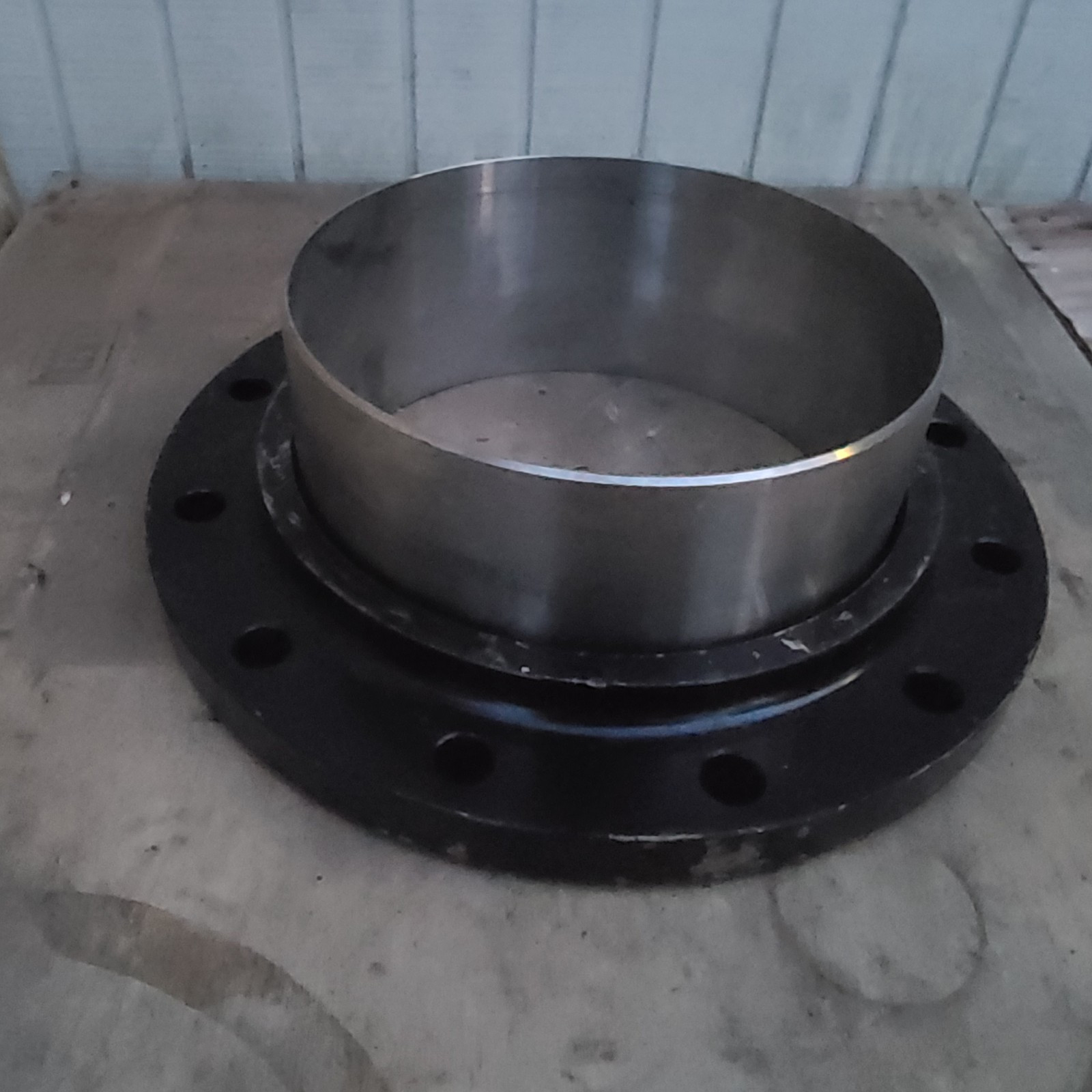 12″ Stainless Steel 304L Butt-Weld Sch 10 Pipe Stub End W/Steel Slip-on Flange