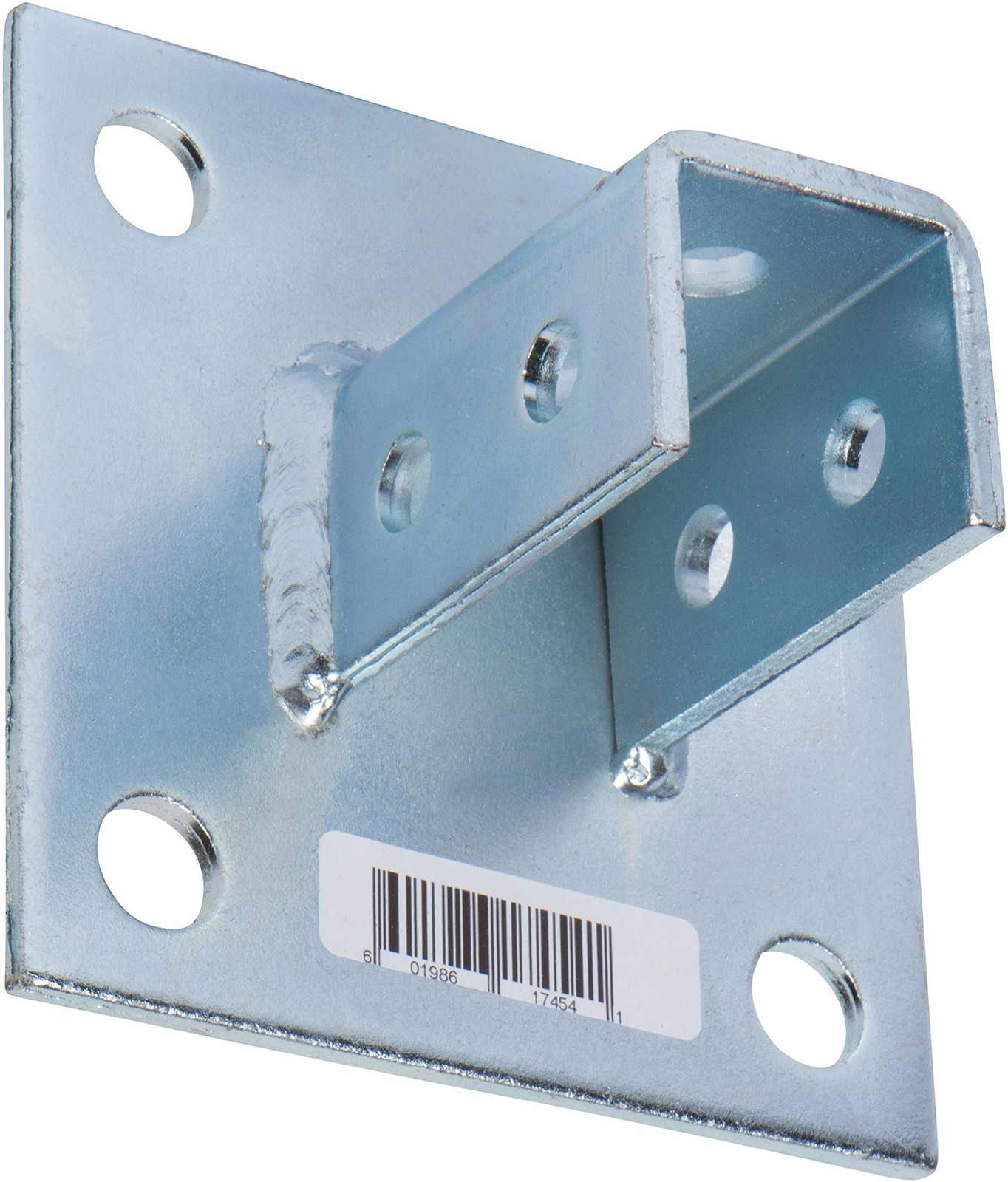 Morris Products 17454 Post Base Channel 4 Hole Square – For 1-5/8” S