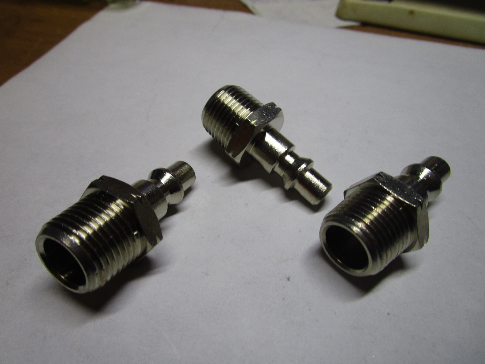 1/4″ Plug x 3/8″ Male NPT Brass ARO Interchange Plug QTY 3