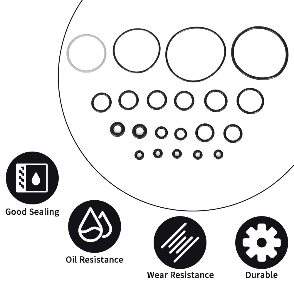 10Kits Complete O-Ring Seal Rebuild Kit 246355 For Graco Fusion AP Spray Orings