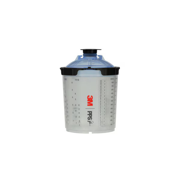 3M PPS Series 2.0 Spray Cup System Kit 26301, Standard (22 fl oz, 650 mL), 125 M