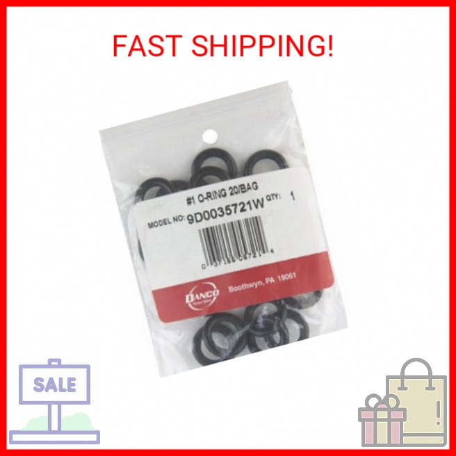 Danco 13/32 in. Dia. Rubber O-Ring 20 pk