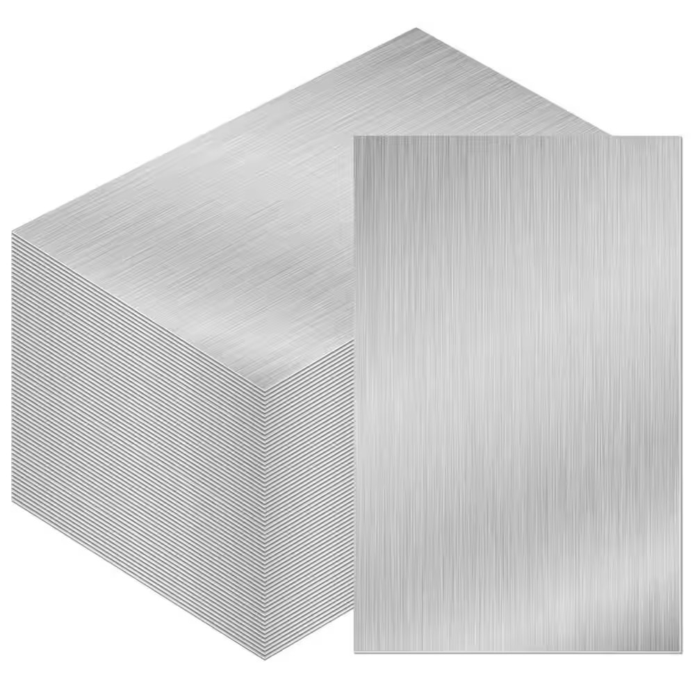 0.41 Ft X 0.58 Ft Aluminum Roof Panels, 0.0078In Thick Silver Metal Roof Flashin