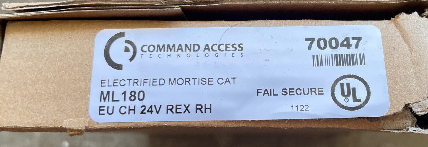 Command Access Field Reversible Electrified Lock Chassis Only ML180EU-CH-24V RH