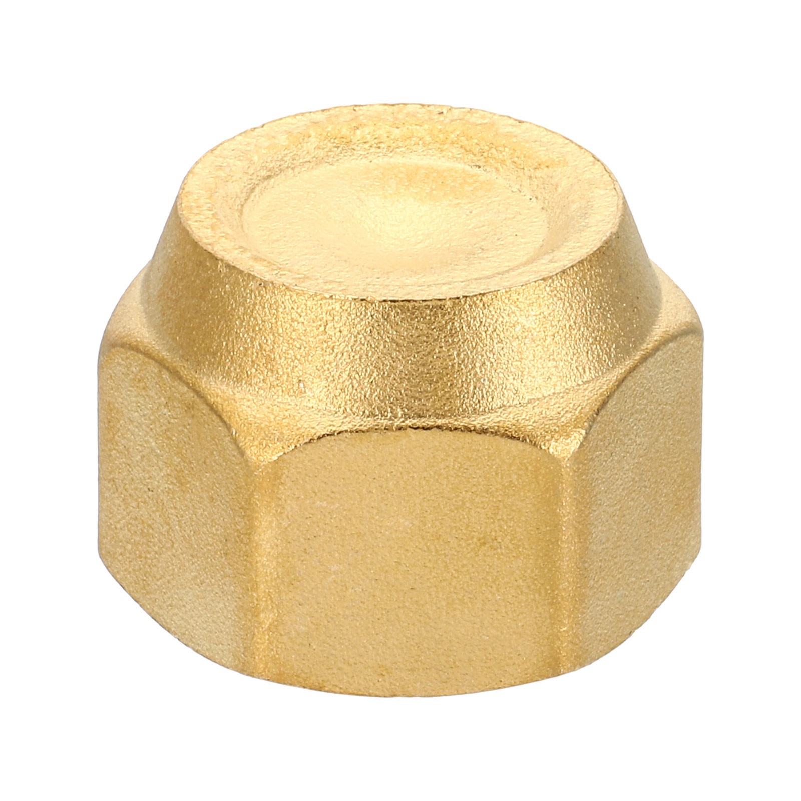 4Pcs 3/4″ Brass Flare Cap 1-1/16UNF Female Thread SAE Flare Pipe Fitting