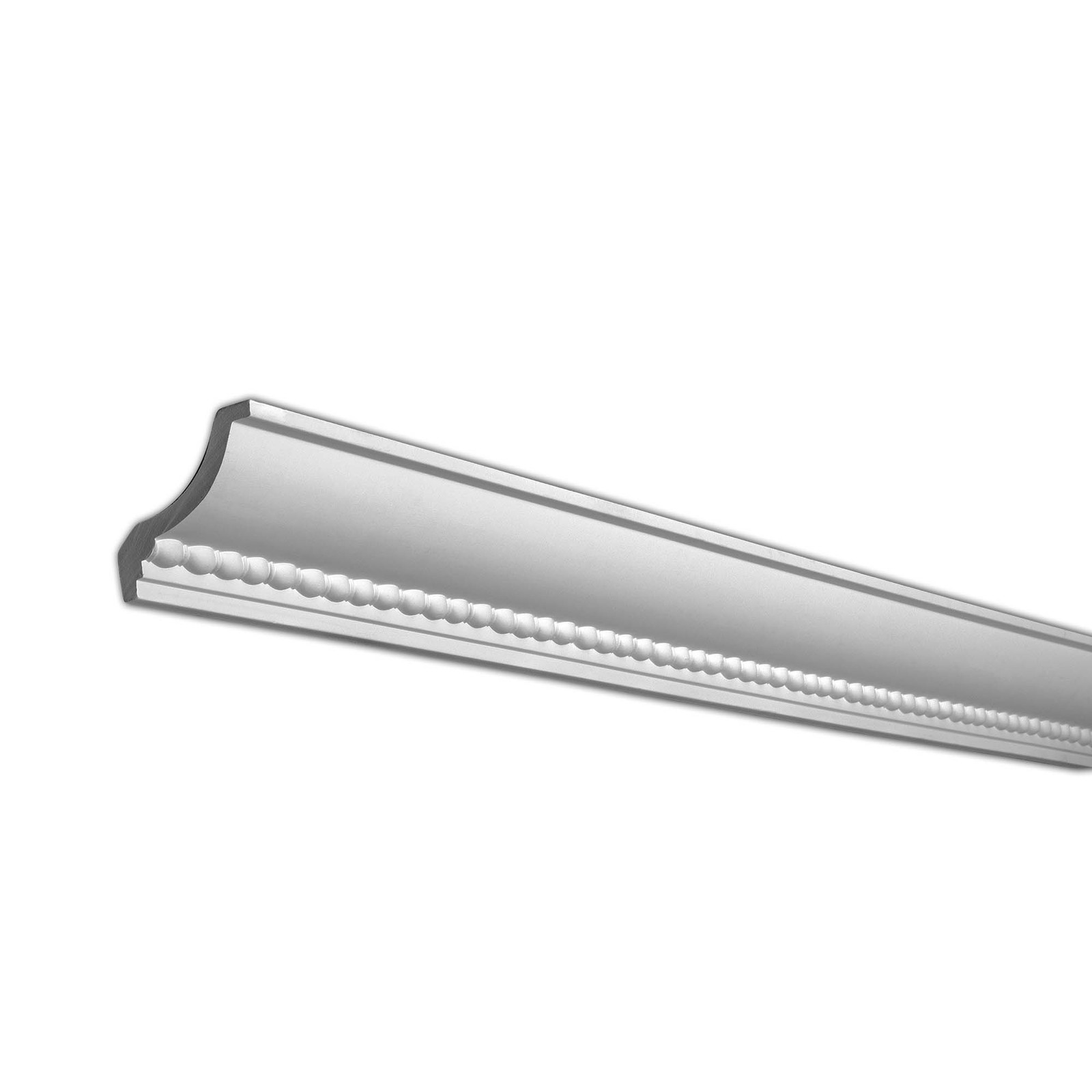 4in Face x 2-13/16in H x 2-13/16in Proj, Primed White Polyurethane, Crown
