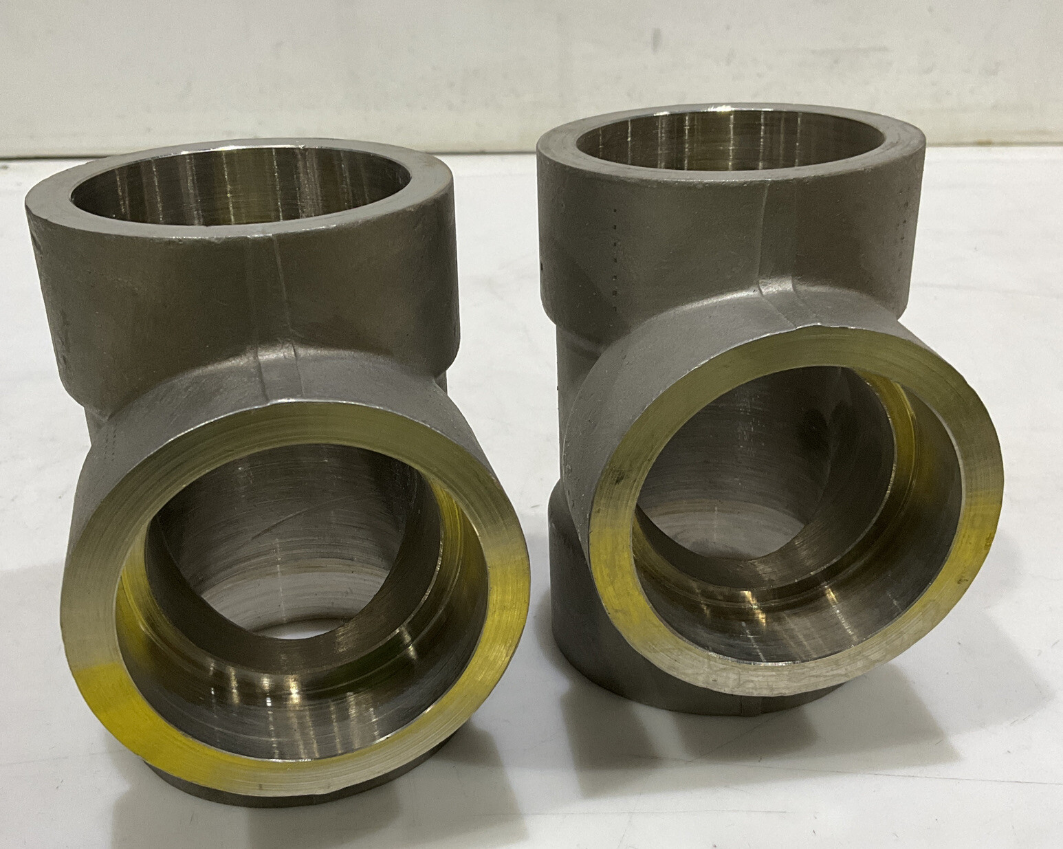 2″ 3M ASP USA B16 A-20 CB D23 B462 TEE PIPE FITTING SOCKET WELD LOT OF 2 373
