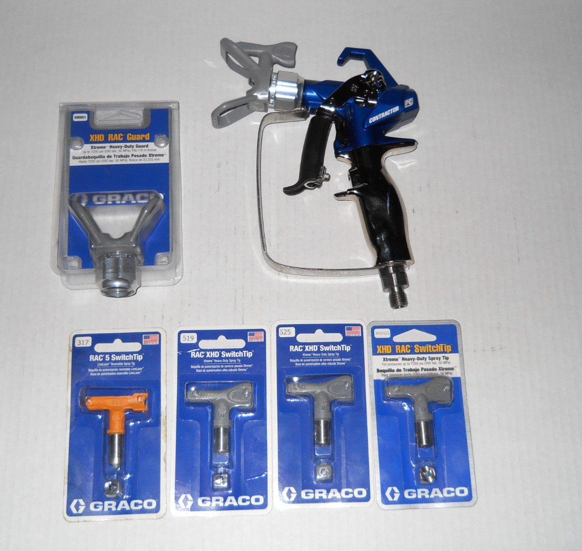 Graco Contractor PC Airless Spray Gun 17Y042 RAC TIP