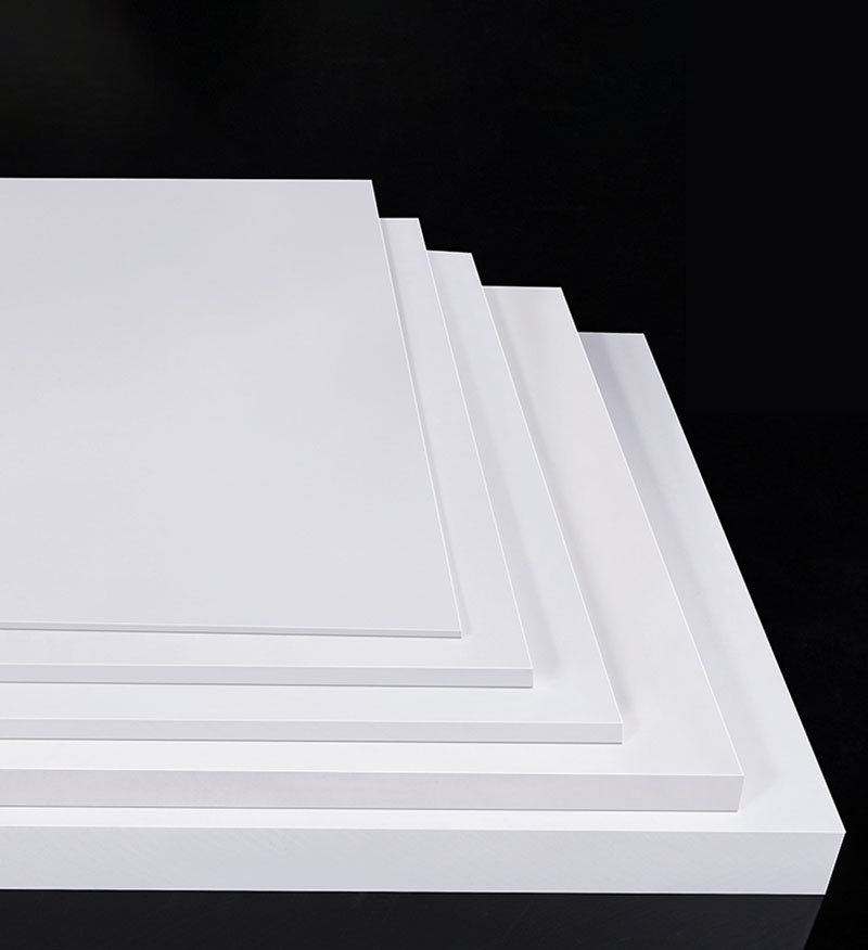 PTFE Sheet Plate High Temperature White Hard Plastics Panel Thickness 0.2mm~30mm
