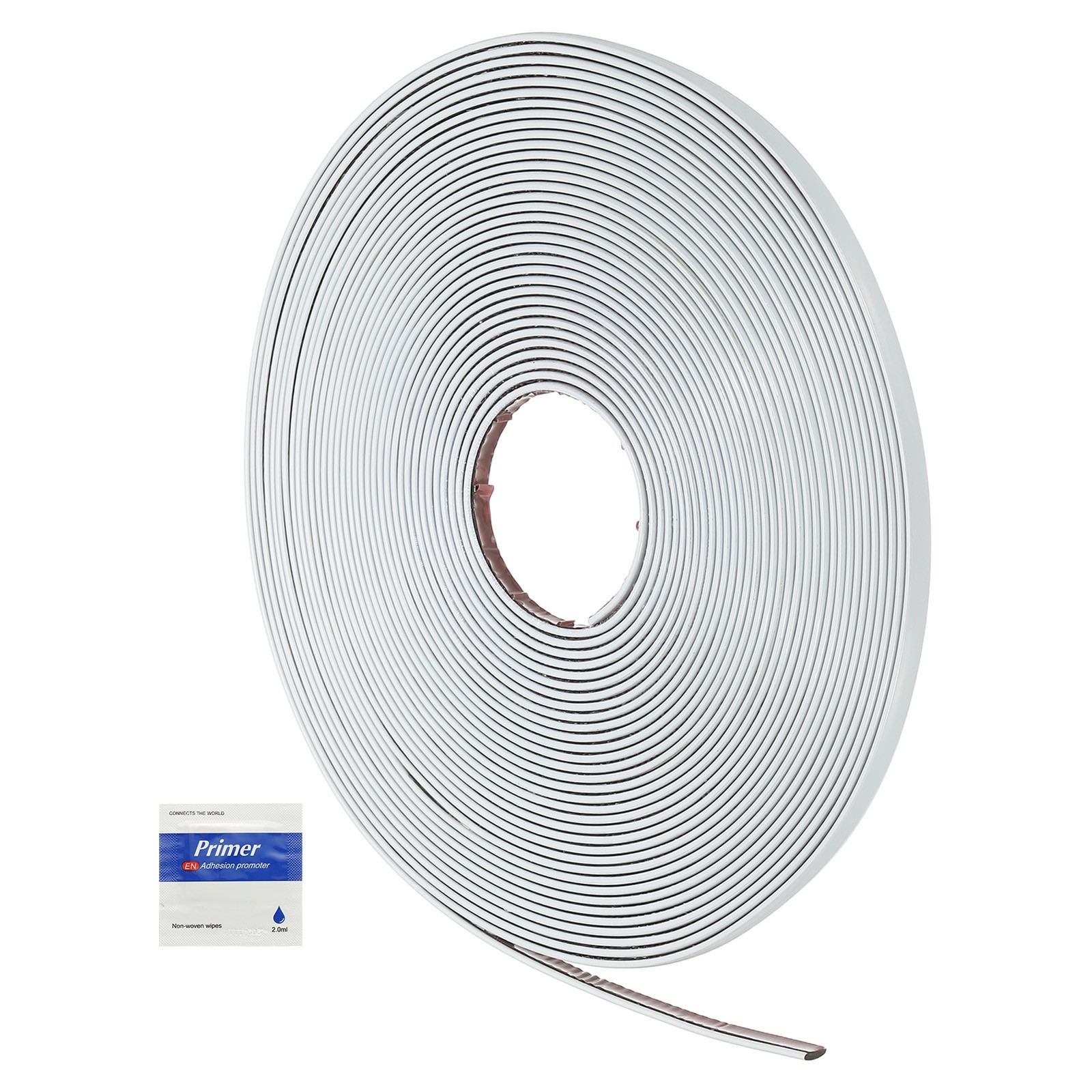 Peel and Stick Molding Trim 65.6ft x 0.4″ Self Adhesive Wall Trim, White