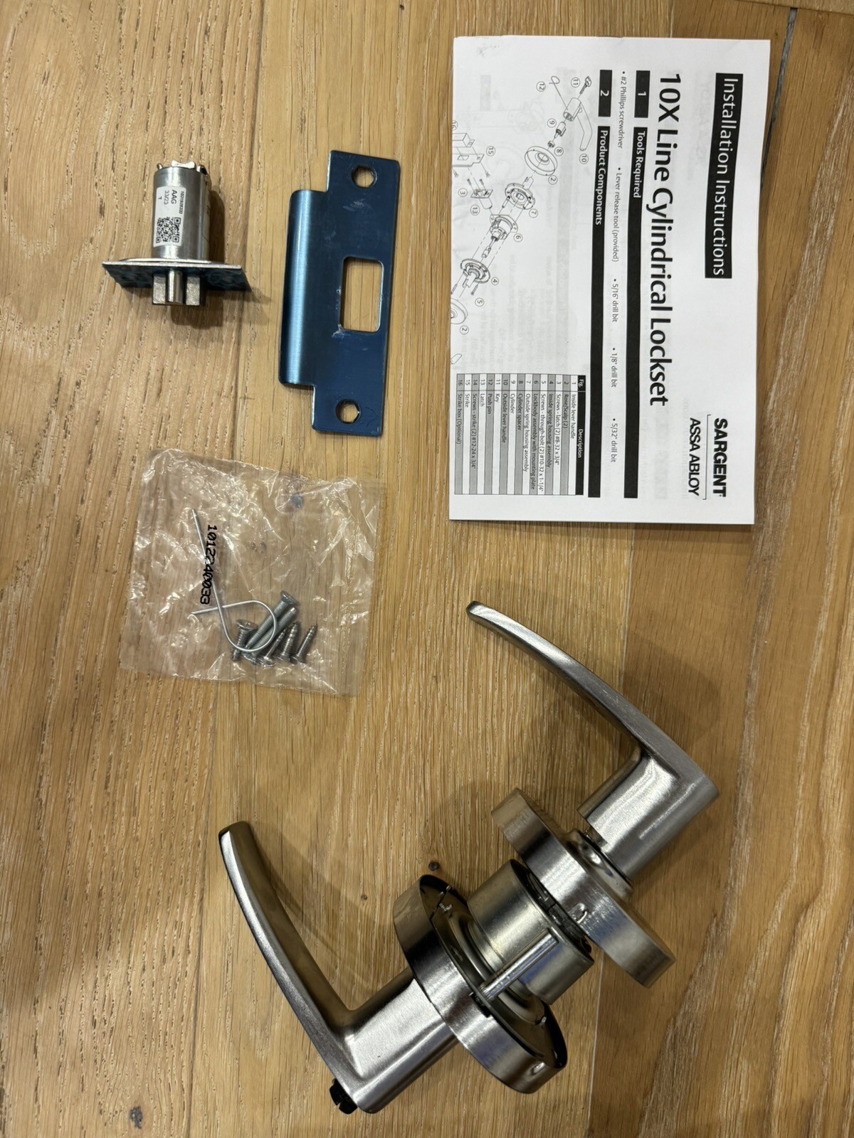 SARGENT 70-10XG37 LB 26D Lever Lockset, Classroom Function