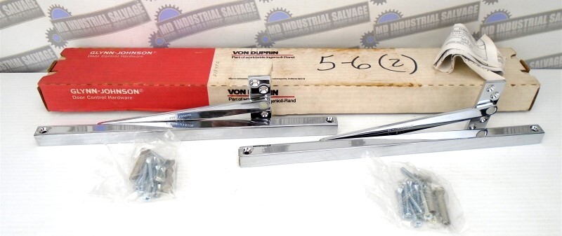 (2 Pcs) GLYNN-JOHNSON – GJ361 – US26/625 – Adj DOOR STOP SHOCK ABSORBER 361