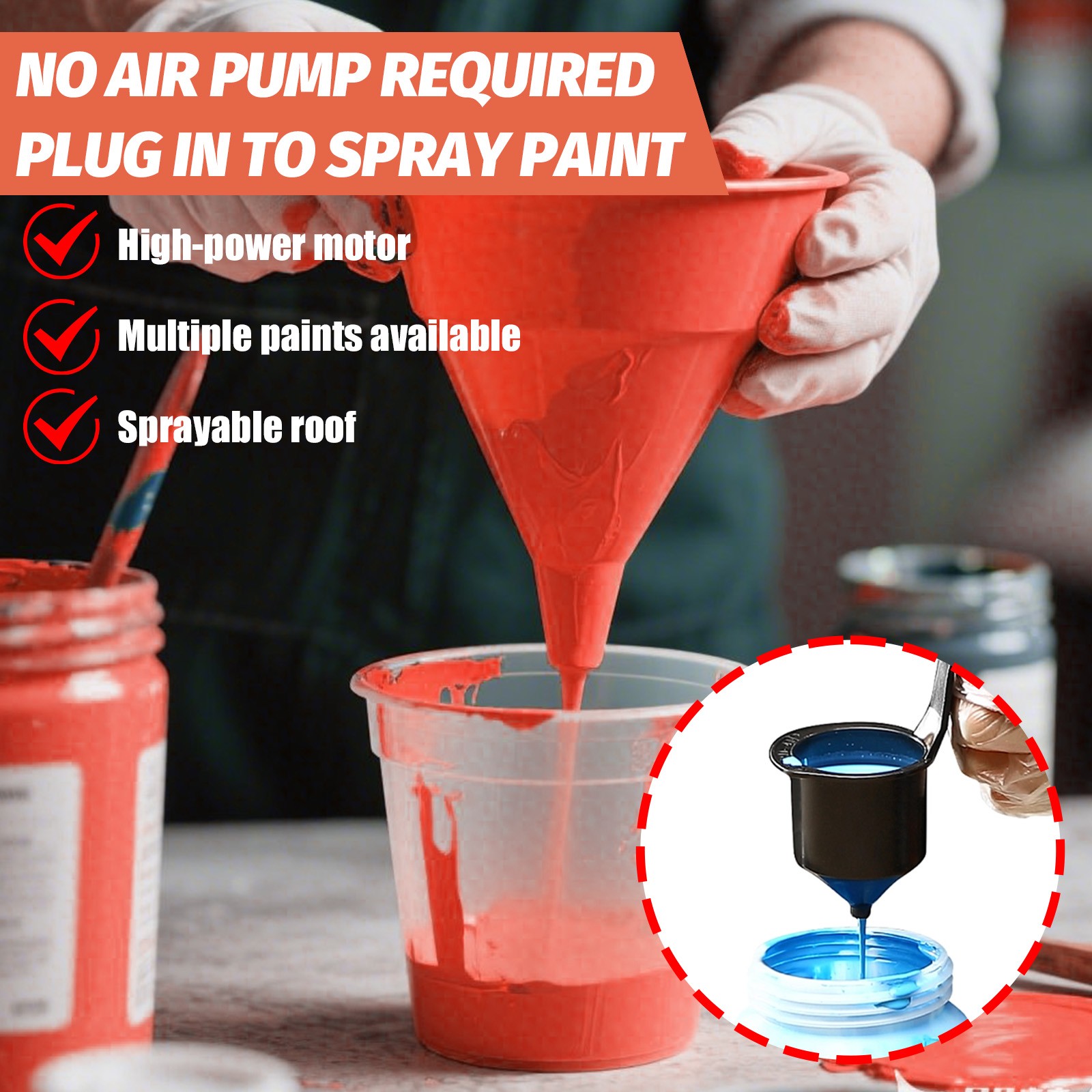 Milwaukee 18V Battery-Powered Paint Sprayer, 1000ml – Efficient and Easy to Use