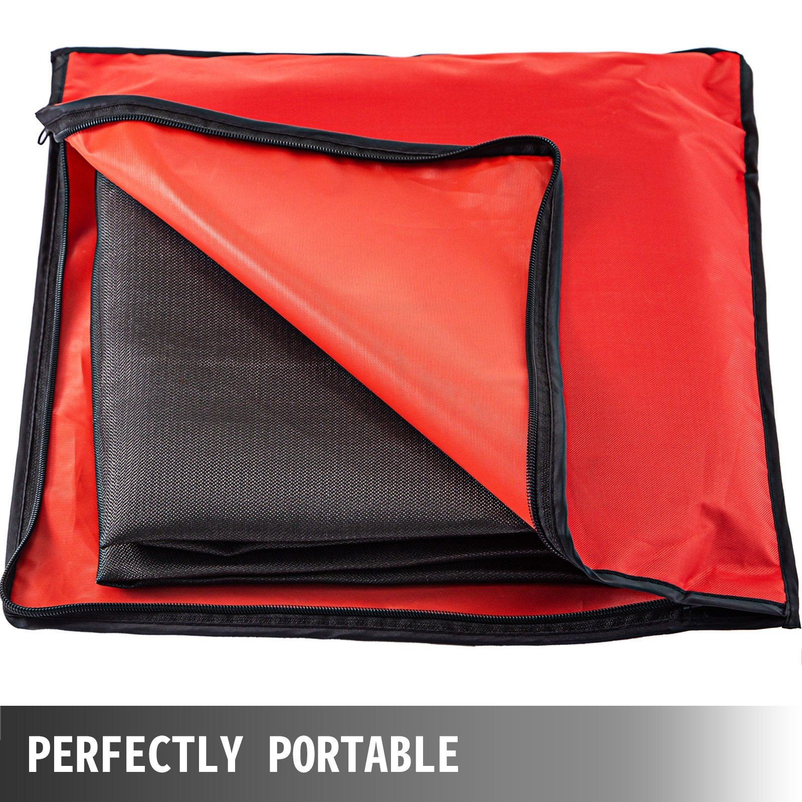 Adjustable 10x10ft Fiberglass Welding Blanket Fireproof for Sparks Protection