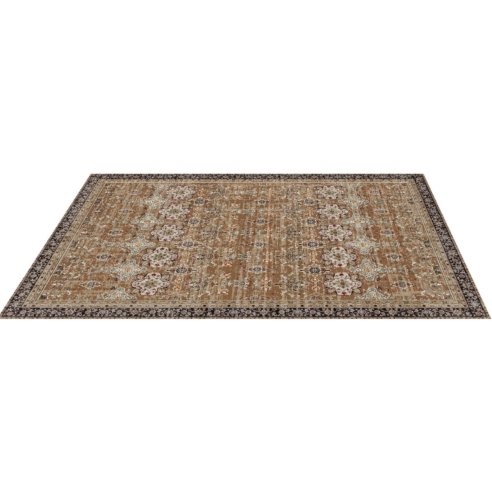 Area Rug,9 x 12 ft Large Washable Rug,Non-Slip and Tear-Resistant Soft Carpet,Pe