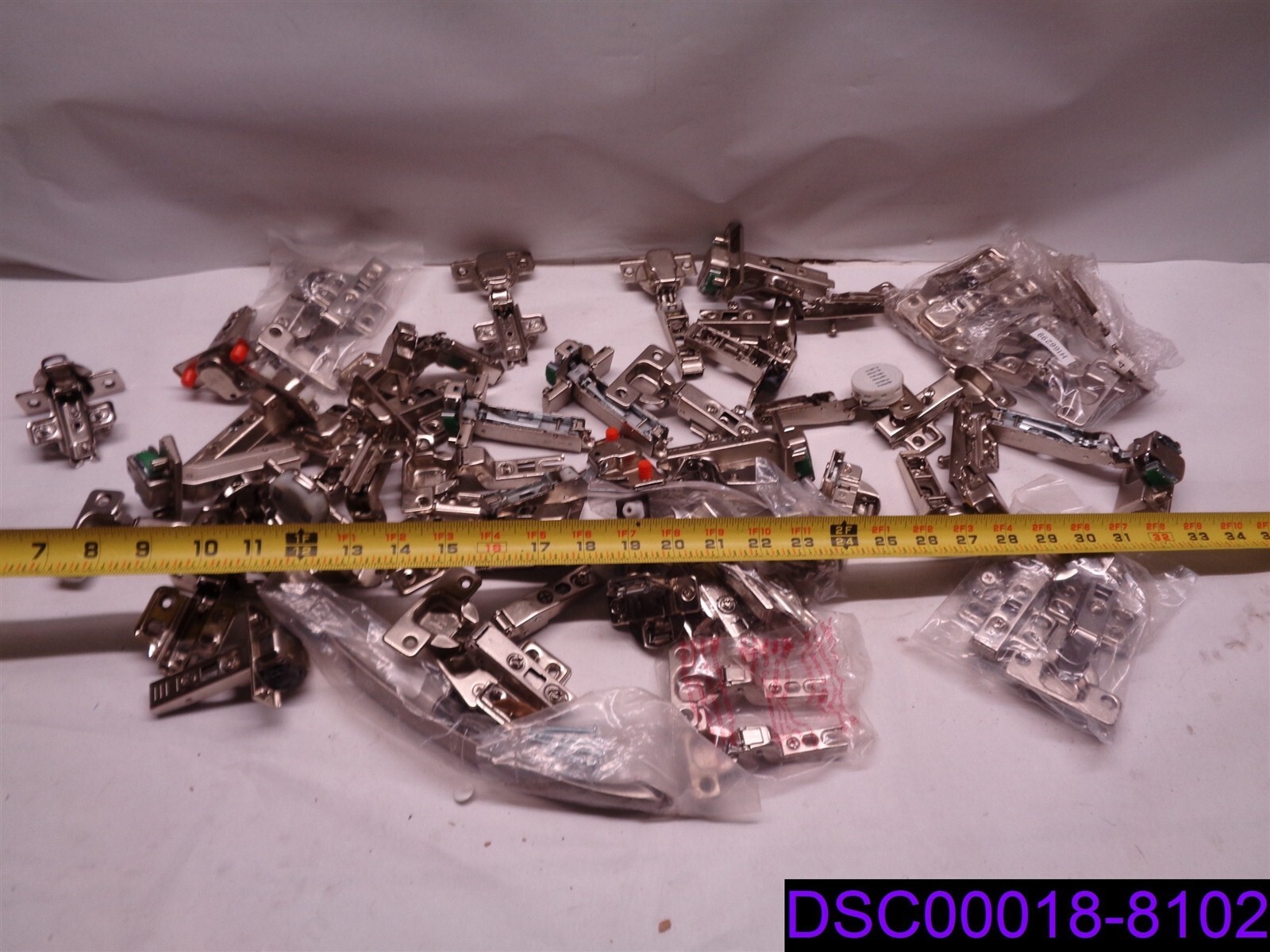 Qty = 48: Mixed Lot of Assorted Hinges. Many Styles & Sizes See Photos