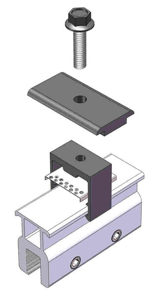 4 or 10 MageClamp Rail-less Install Solar Mounting Kit Standing Seam Metal Roof