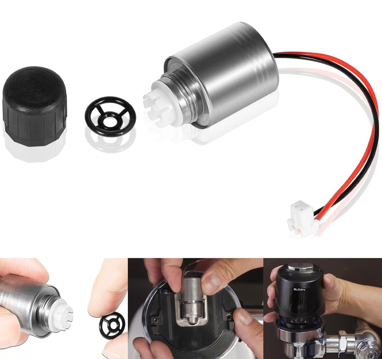 3325453 EBV-136-A Valve Solenoid Operator Assembly For Sloan G2 Flushometers