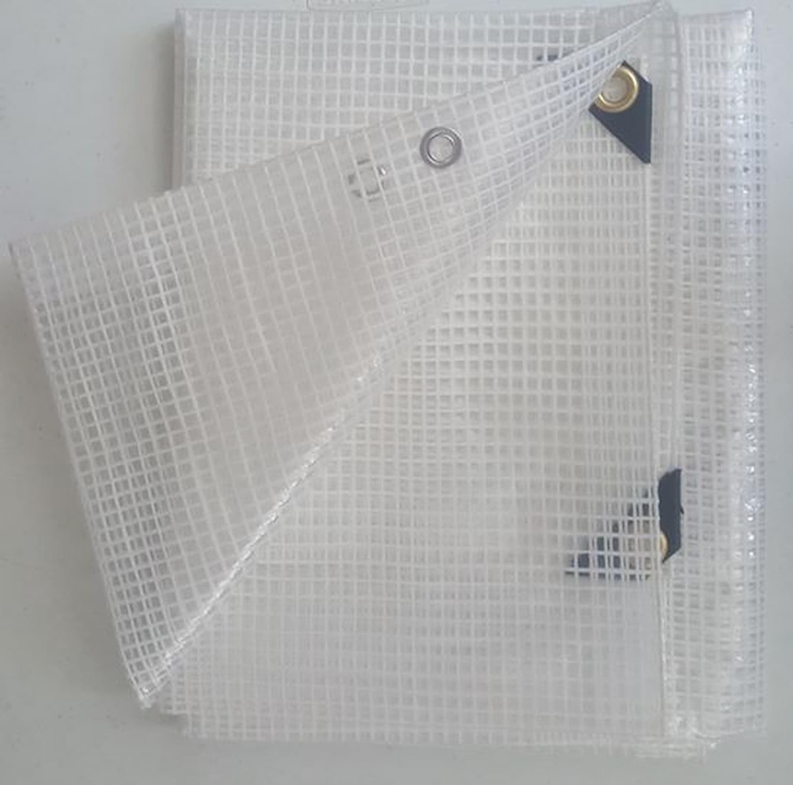10′ X 16′ Clear Heavy Duty Poly Tarp 14 mil | With Grommets, For Nursery Gree…